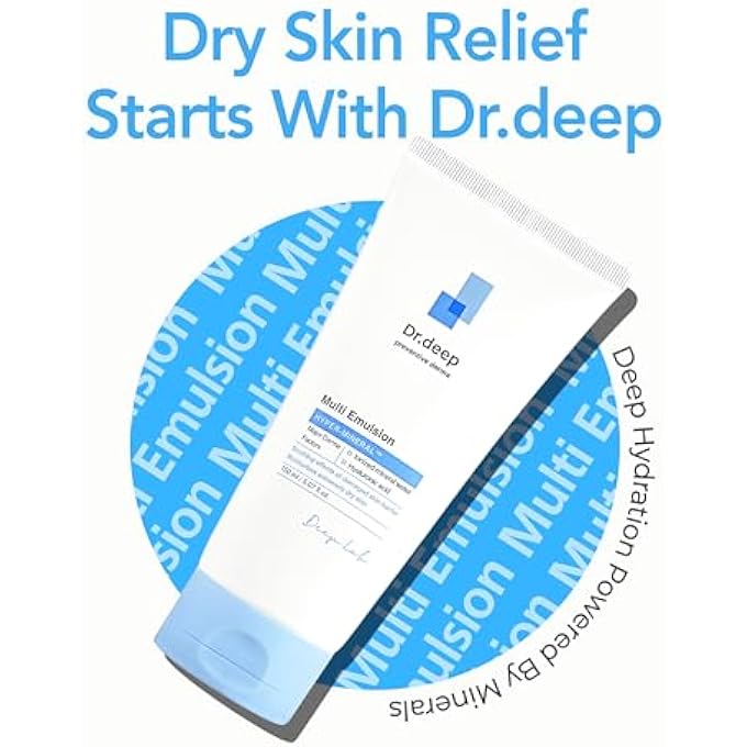 Dr.Deep MULTI EMULSION - LIGHTWEIGHT MOISTURIZER FOR SENSITIVE, DRY & ITCHY SKIN, HYDRATING EMULSION WITH SHEA BUTTER & ALLANTOIN FOR SKIN-BARRIER REPAIR, 5.07 FL. OZ - Image 2